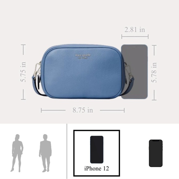 Kate Spade Astrid Medium Camera Bag in Crystal Blue - Picture 14 of 16